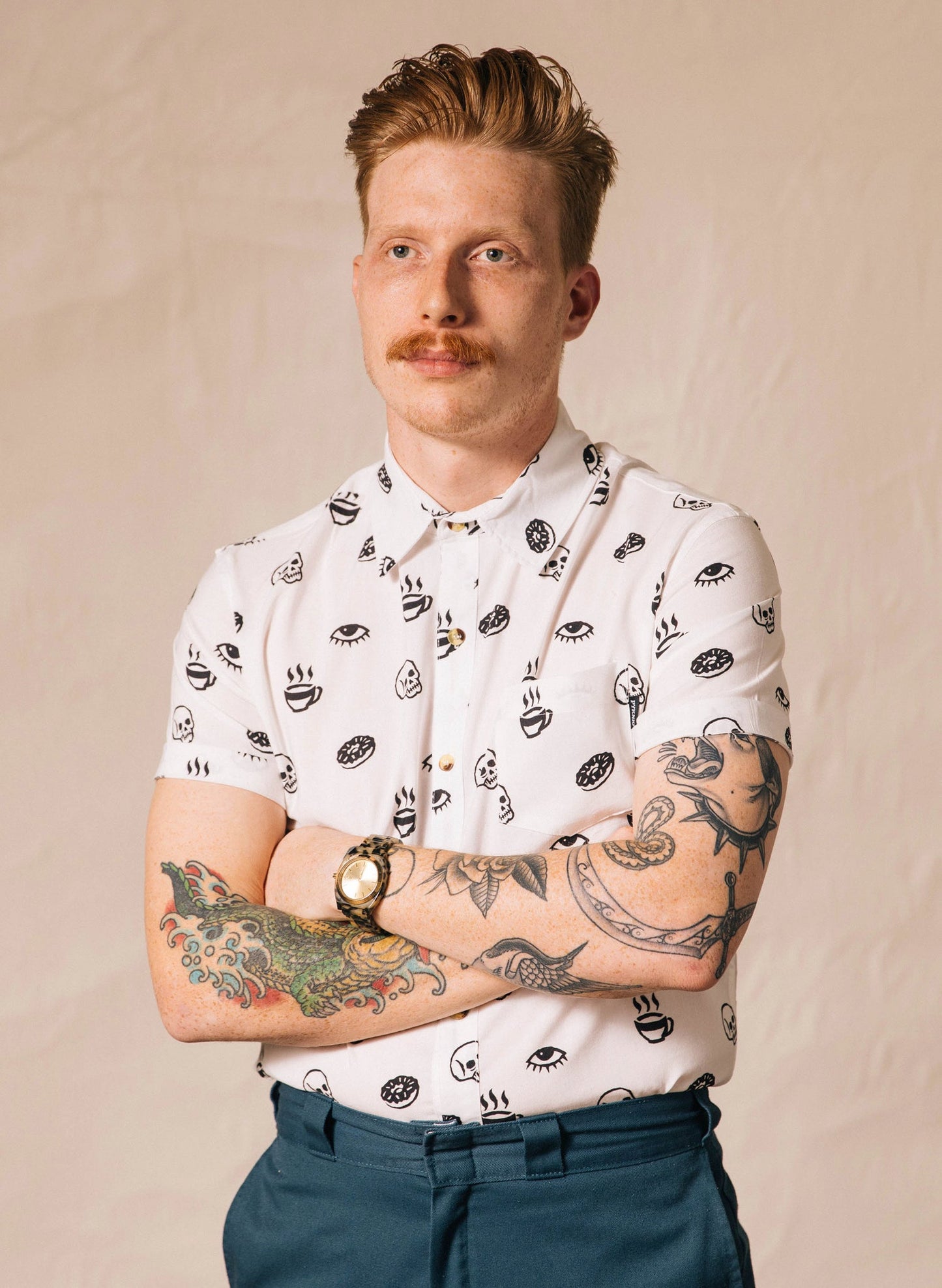 Morning Glory Button-Up