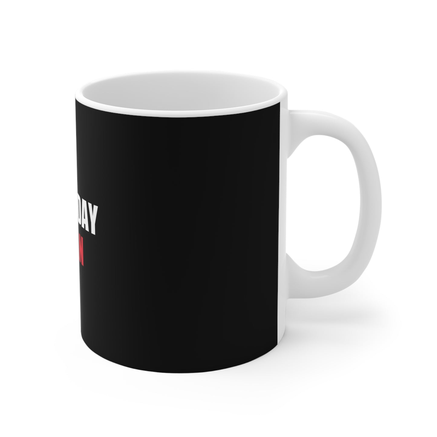 Not Today Satan Mug - funny dark humor mug - lifestyle mockup | Stoney Tshirts