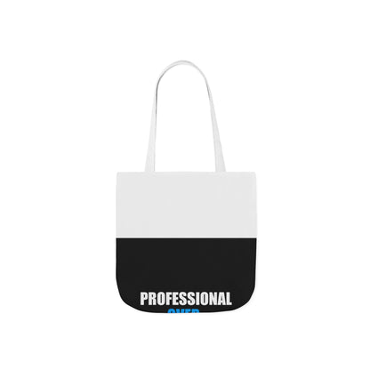 Professional Overthinker Tote Bag - dark humor tote bag - detail view | Stoney Tshirts