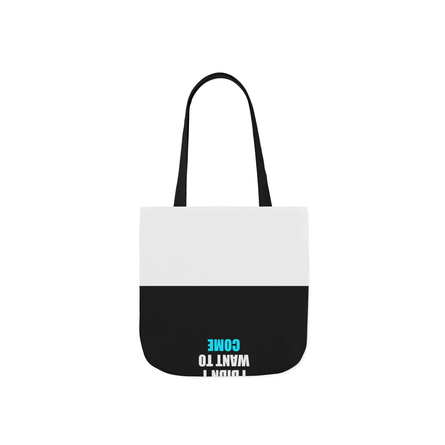 Sorry I'm Late Tote Bag - dark humor tote bag - alternate angle | Stoney Tshirts