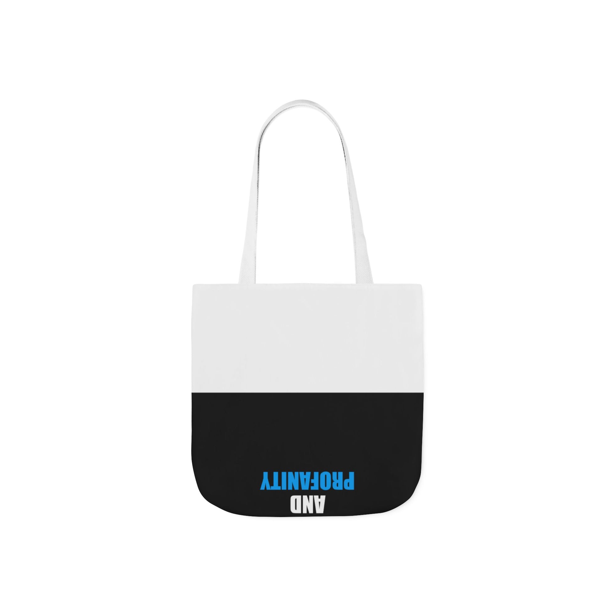 Fluent In Sarcasm Tote Bag - dark humor tote bag - close-up | Stoney Tshirts