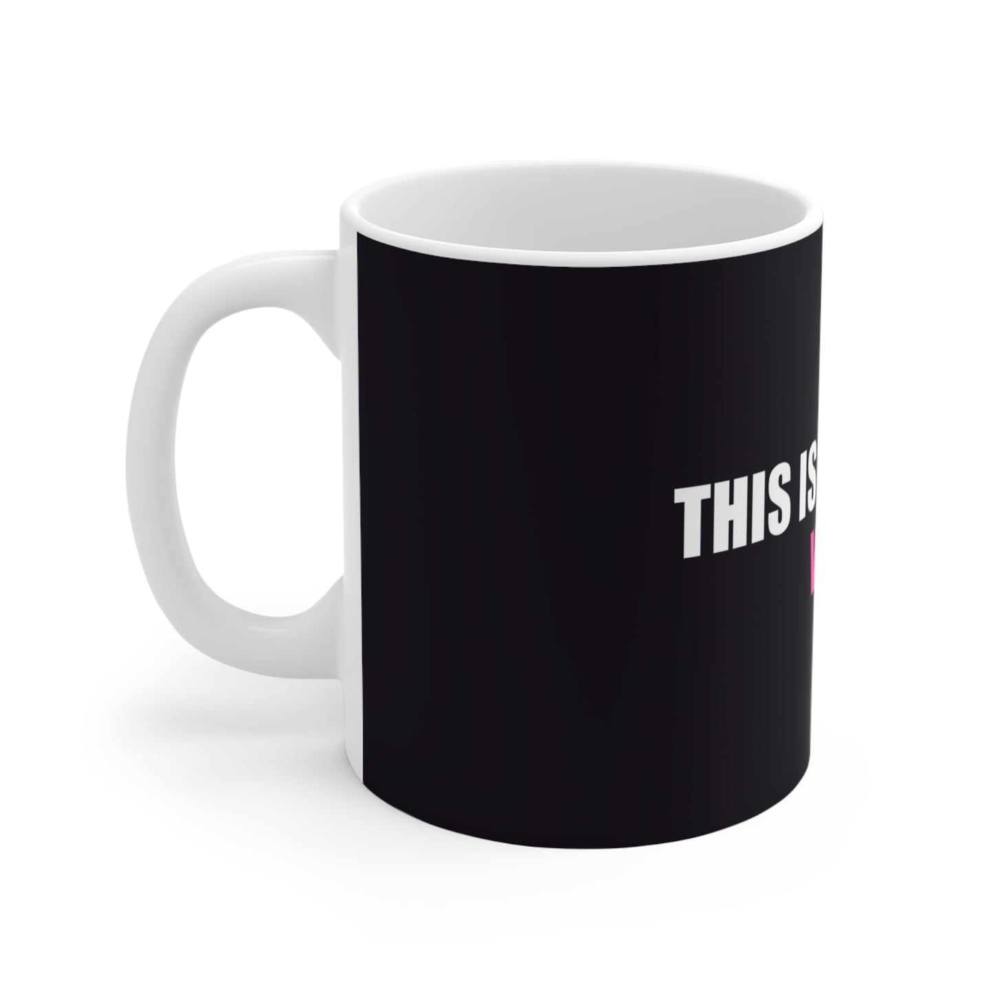 This Is Probably Wine Mug - funny dark humor mug - detail view | Stoney Tshirts