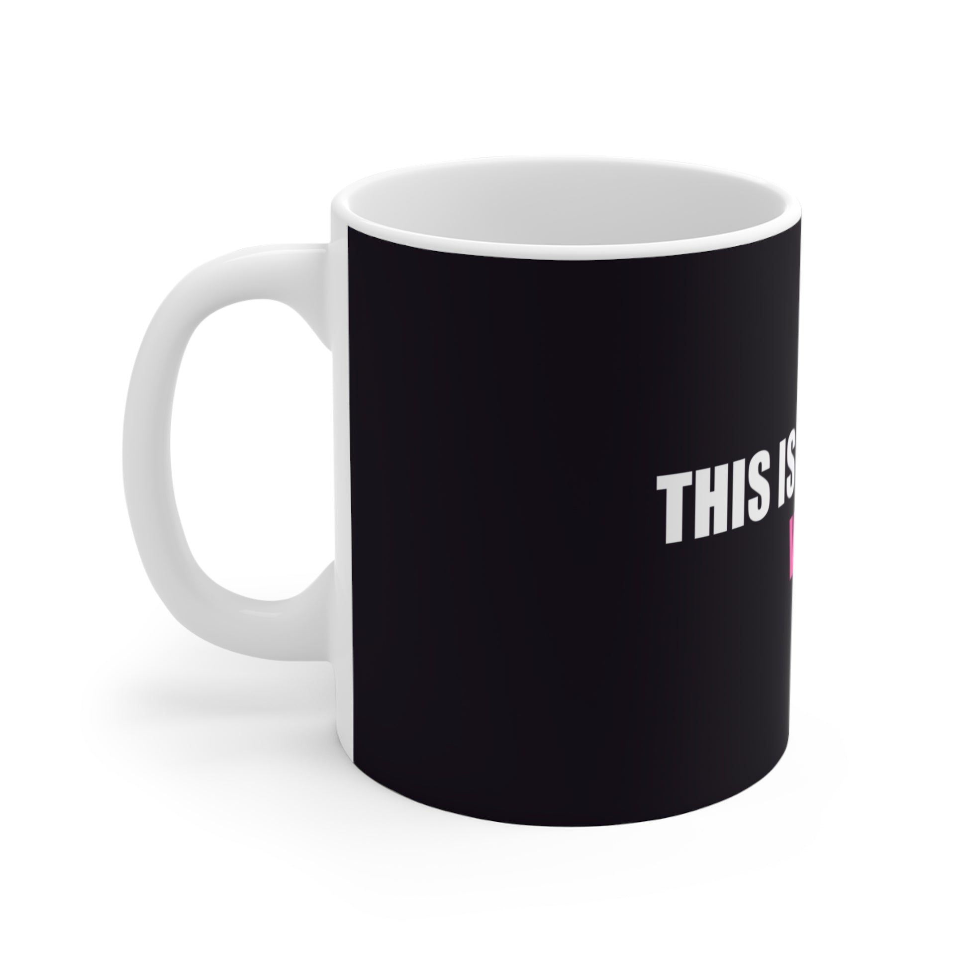 This Is Probably Wine Mug - funny dark humor mug - detail view | Stoney Tshirts
