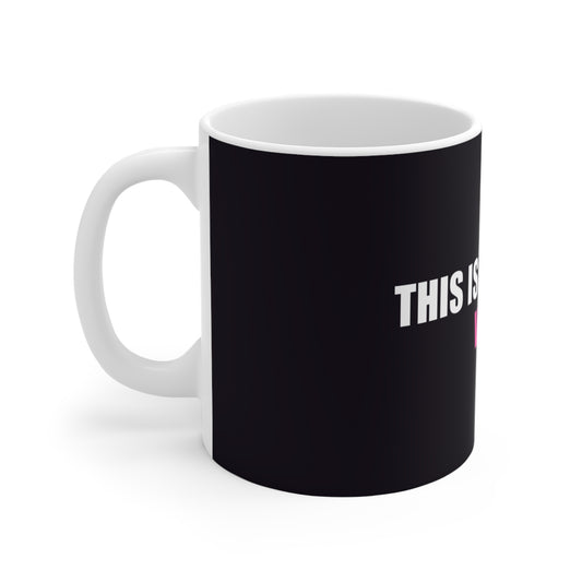This Is Probably Wine Mug - funny dark humor mug - detail view | Stoney Tshirts