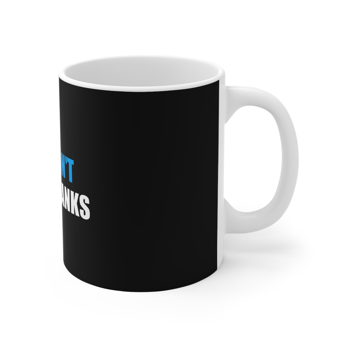 Hi I Don't Care Thanks Mug - funny dark humor mug - lifestyle mockup | Stoney Tshirts