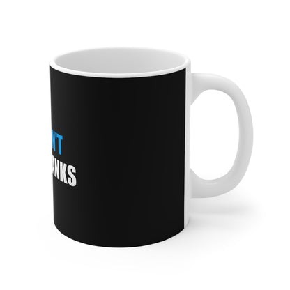 Hi I Don't Care Thanks Mug - funny dark humor mug - lifestyle mockup | Stoney Tshirts
