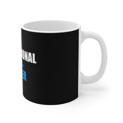 Professional Overthinker Mug - funny dark humor mug - lifestyle mockup | Stoney Tshirts
