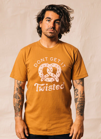 Don't Get It Twisted Tee - dark humor t-shirt - lifestyle mockup | Stoney Tshirts